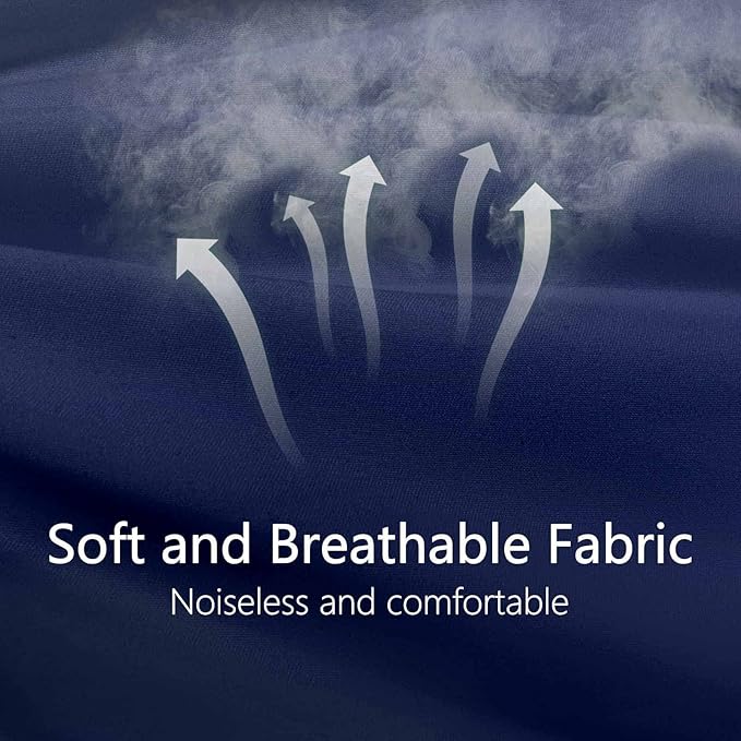 TEXARTIST Premium 2100 Series Queen Comforter All Season Breathable Navy Blue - Image 3