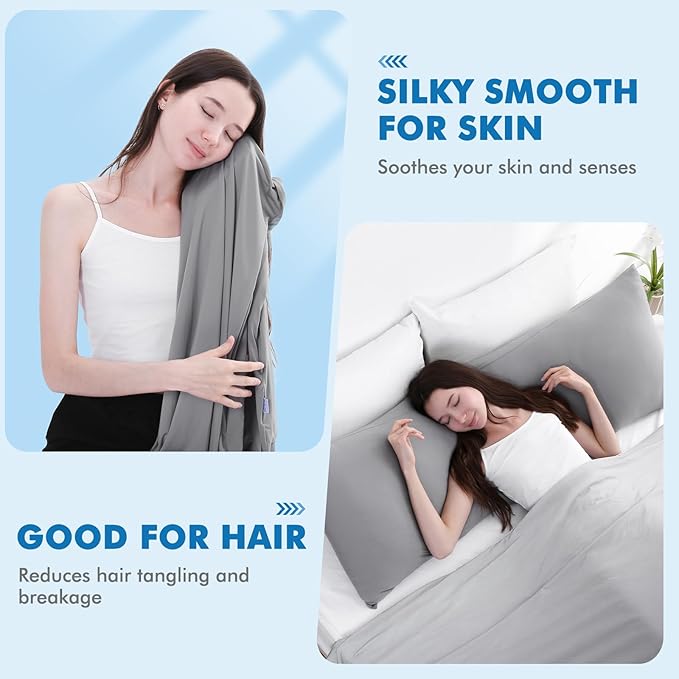 Avolare Cooling Body Pillow Cases 1 Pack, Arc-Chill 3.0 Cooling Body Pillow - Image 5