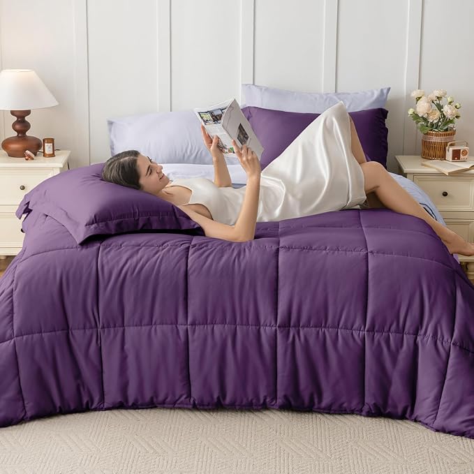 JOLLYVOGUE Twin Comforter Set, Ultra-Soft Bed in a Bag Twin Size 5 Pieces - Image 6