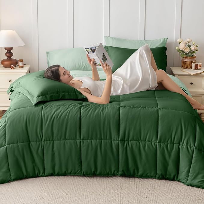 JOLLYVOGUE King Comforter Set, Ultra-Soft Bed in a Bag King Size 7 Pieces - Image 6