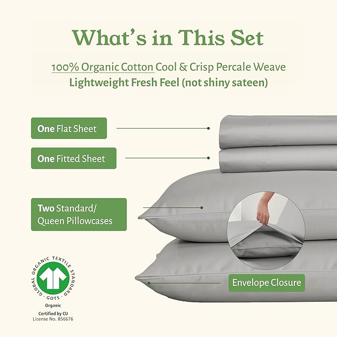 California Design Den Queen Bed Sheets - Image 4