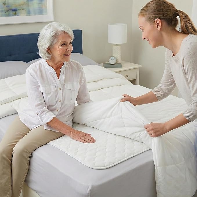 RMS Ultra Soft 4-Layer Washable and Reusable Incontinence Bed Pad - Image 8
