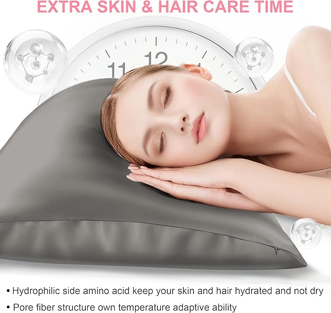 Silk Pillow Cases 2 Pack King Size - Image 3