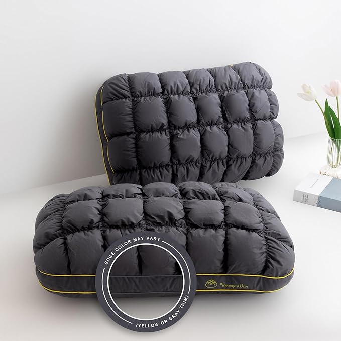 YOUR MOON Fluffy Support Bed Pillow King Size Set of 2, Luxury Hotel Quality by YOURMOON