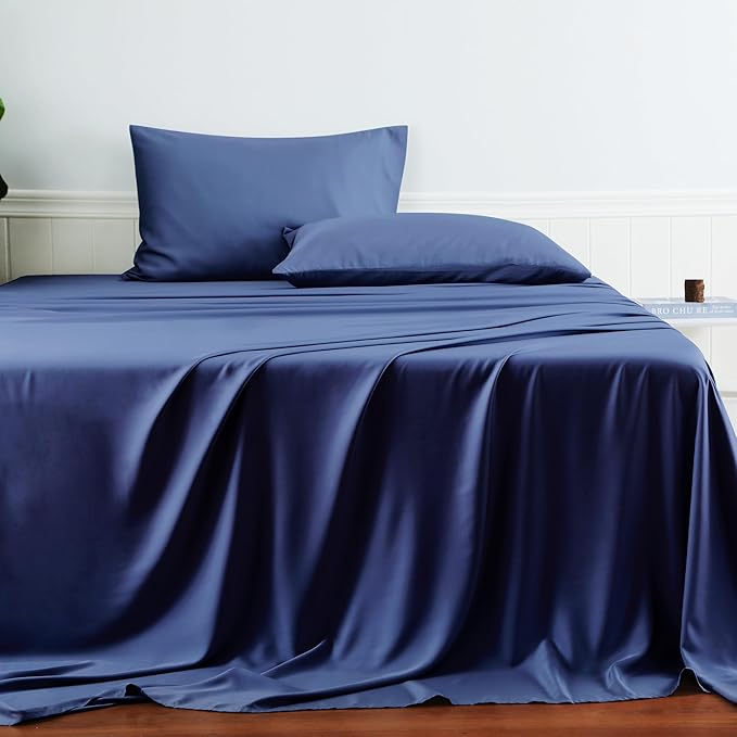 Bamboo Viscose Flat Sheets Only, Sateen Weave Full Size Flat Sheet Only - Image 2