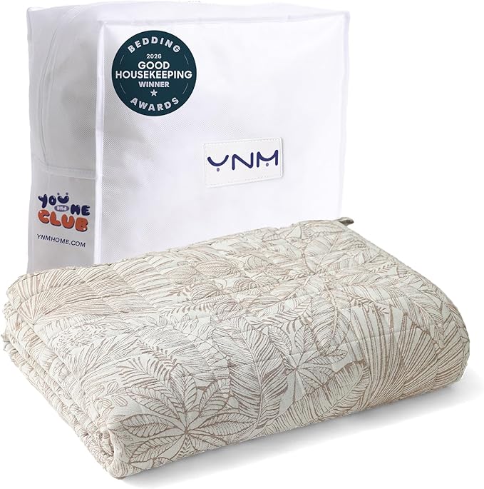 YnM King Size Linen Weighted Blanket by YNM