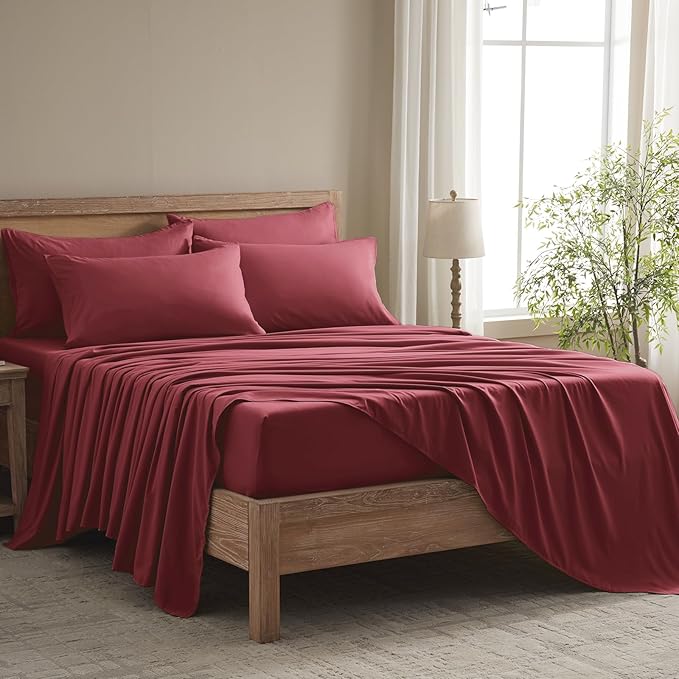 Cal King Size Sheets Set by SleepBetterLiveBetter