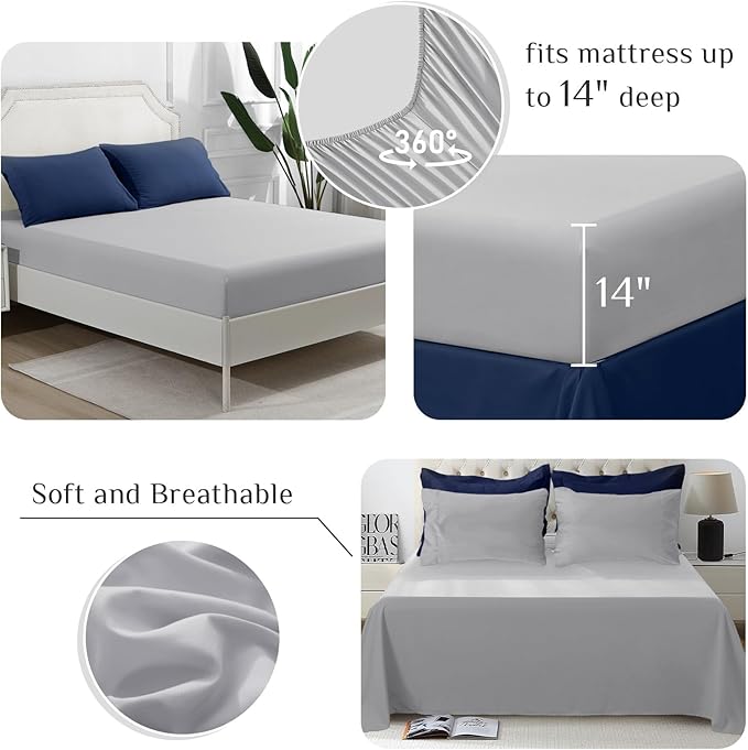 JOLLYVOGUE California King Comforter Set, Ultra-Soft Cal King Size Comforter - Image 4