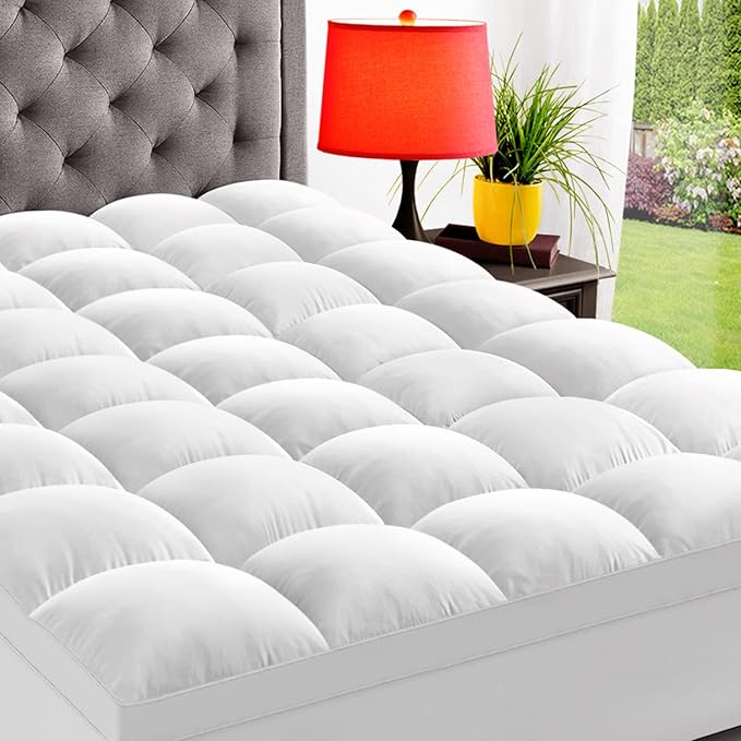 ELEMUSE Super/Olympic Queen Mattress Topper by ELEMUSE