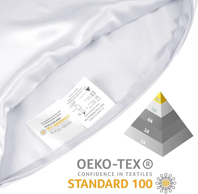 OLESILK Silk Body Pillowcase 20x54 Zippered: 100% Mulberry Silk - Image 7