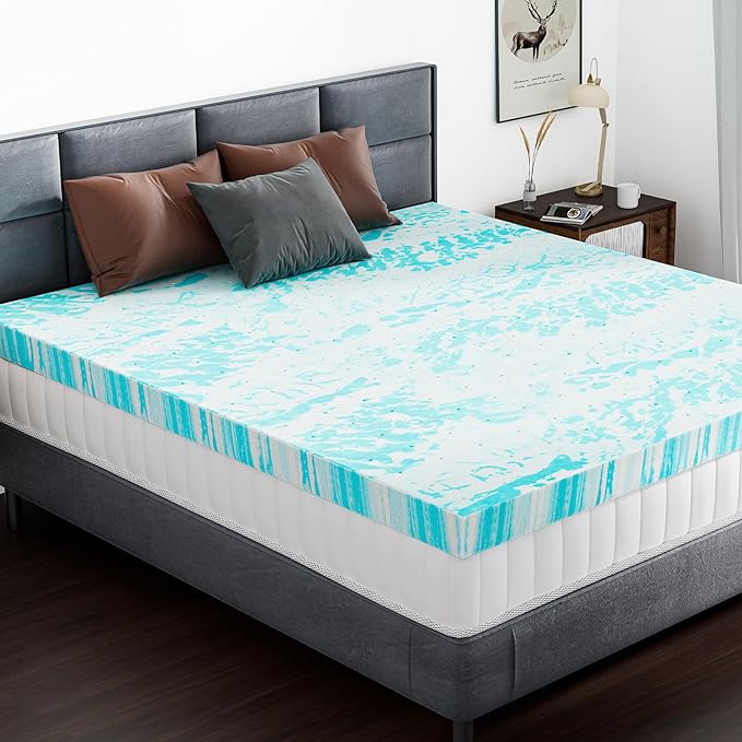 DUMOS Mattress Toppers Memory Foam Twin XL, 3 Inch Thick Bed Topper Pad Cooling - Image 7