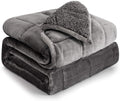 Cottonblue Weighted Blanket 17 lbs Queen Size, Flannel Shaggy Sherpa Weighted by Cottonblue