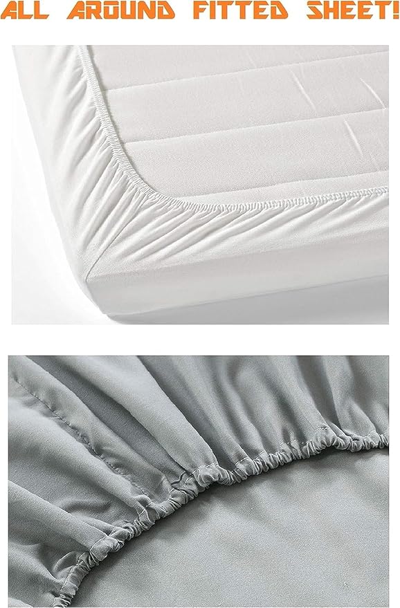 Elegant Comfort Luxury 1500 Premium Hotel Quality Microfiber 4-Piece Sheet Set - Image 4
