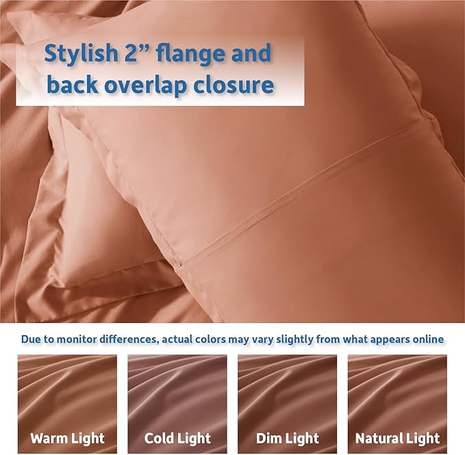 Nestl Rust Duvet Cover King Size - Image 8
