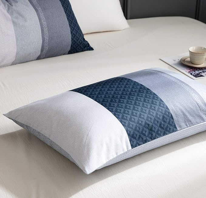 SLEEPBELLA Duvet Cover Twin Set 600 Thread Count Cotton Bedding Set - Image 5