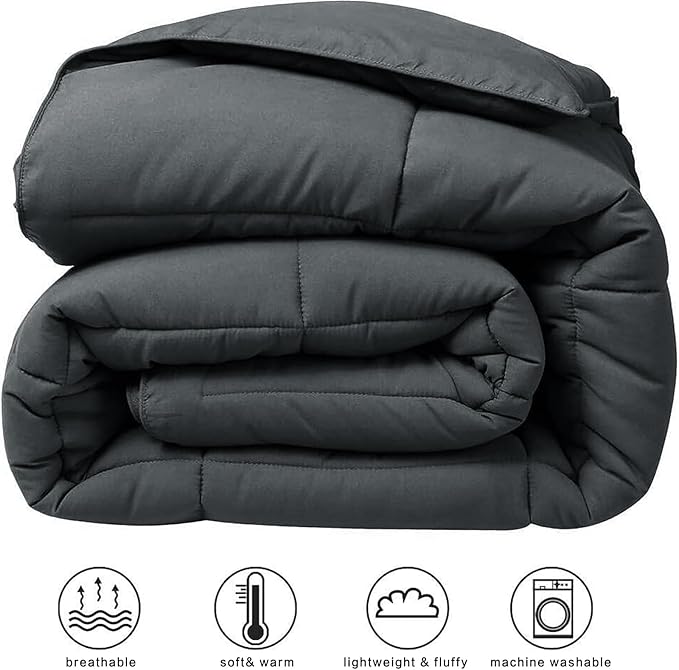 COHOME Oversized King Size Comforter, All-Season Quilted Down Alternative Duvet - Image 6