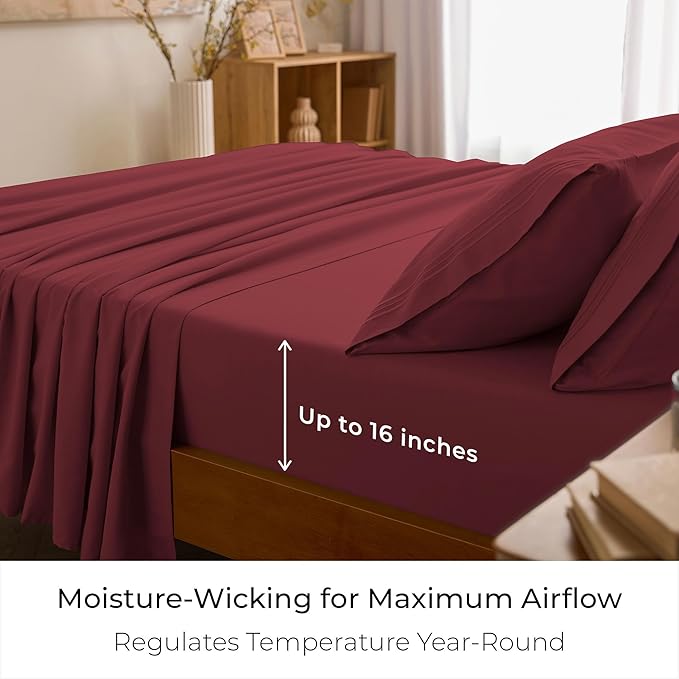 Mellanni California King Sheets Set - Image 4