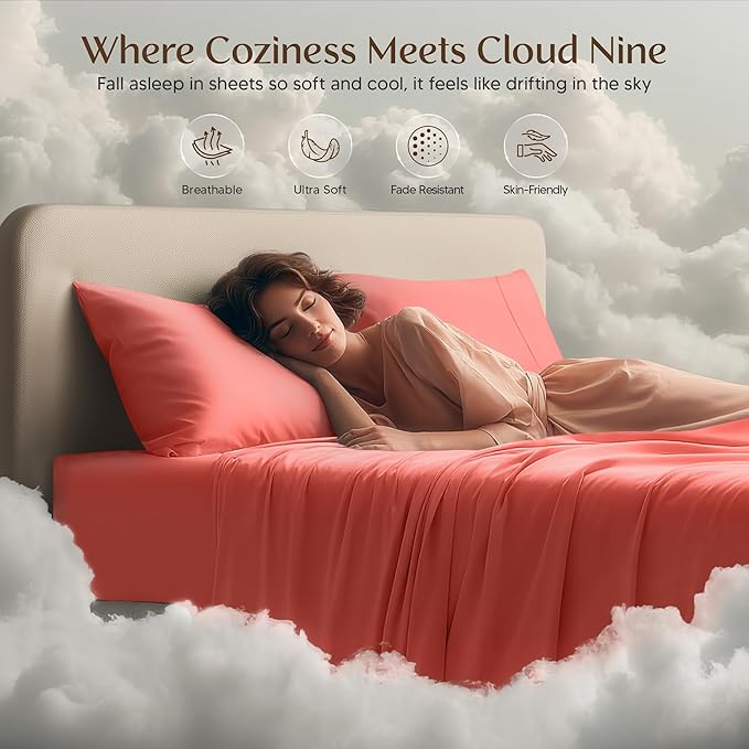 Utopia Bedding Queen Size Sheet Set – 4 Piece Bed Sheets, Soft and Breathable - Image 6