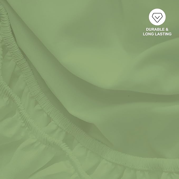 Hotella 100% Microfiber Full Size Fitted Sheet Only, Machine Washable and - Image 6