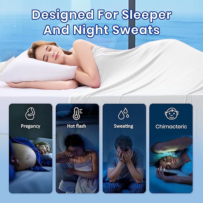 Topcee Cooling Blanket Queen Size- 90"x90" Summer Cooling Throw Blanket - Image 4