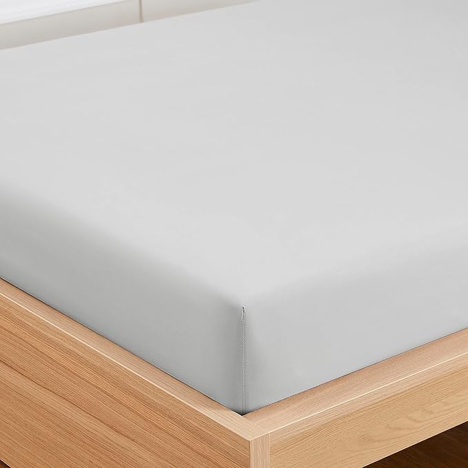 Twin XL Fitted Sheet Only with Full Elastic & Built in Corner Sheet Straps to - Image 4