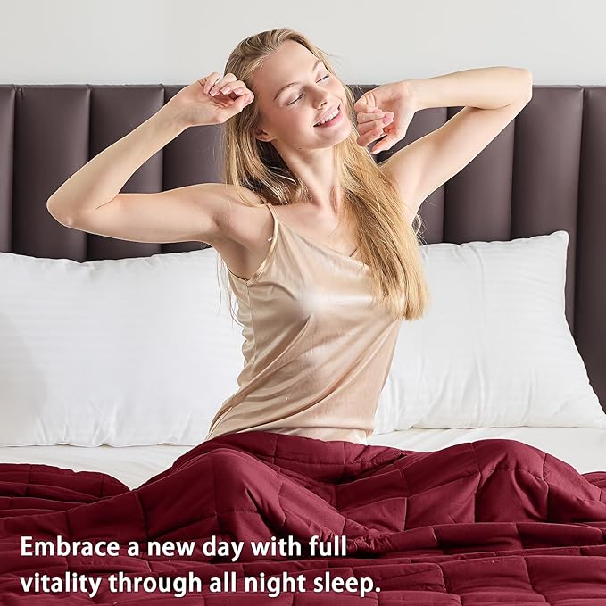 yescool Weighted Blanket for Adults Cooling Heavy Blanket for Sleeping Perfect - Image 5