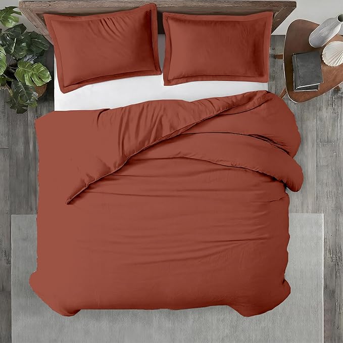 Kotton Culture 3 Pc California King Duvet Cover Set-100% Egyptian Cotton 600 by KottonCulture