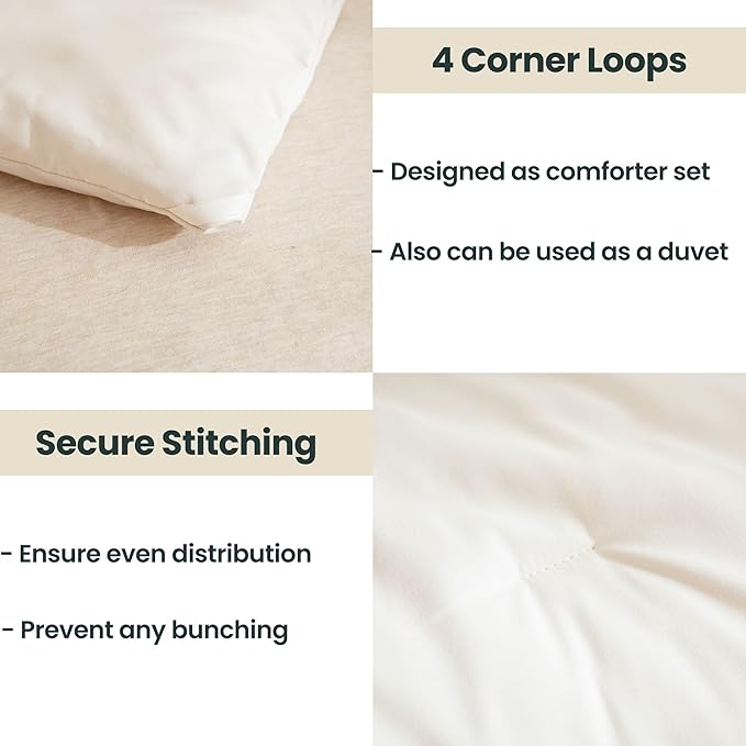 Paxrac Beige Comforter and Pillowcase - Image 4