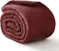 100% Cotton Muslin Blanket Queen 90" x 90", 6 Layers Breathable and Lightweight by Kozyhvn