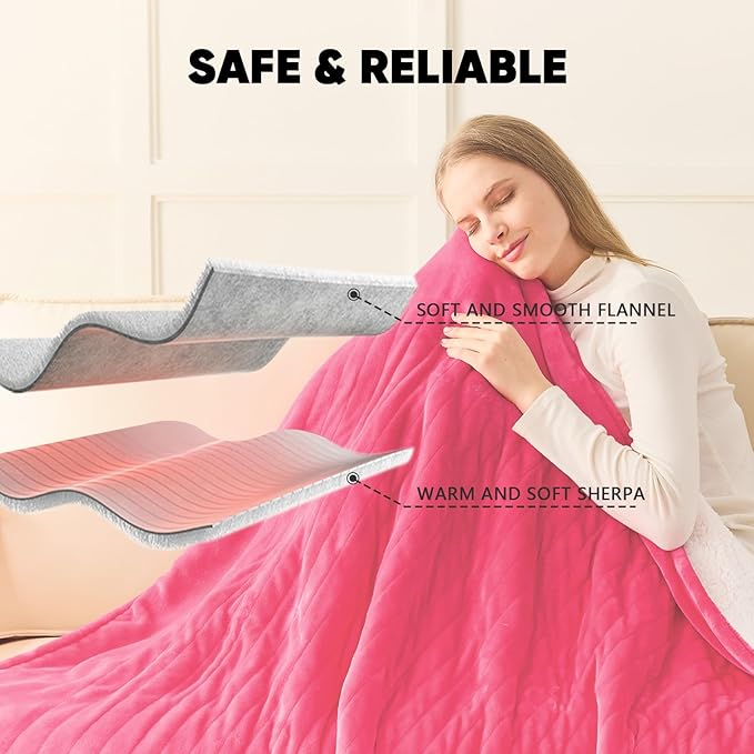 greenoak Heated Blanket Electric Full 72"X84", Heating Blanket - Image 6