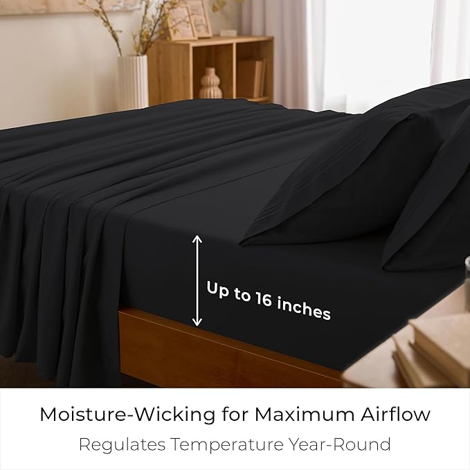 Mellanni California King Sheets Set - Image 4