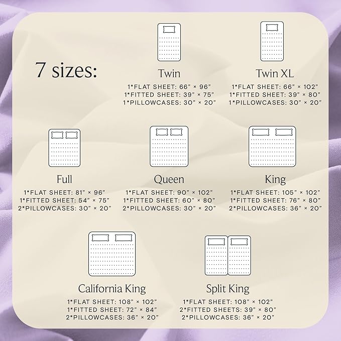 LuxClub 4 PC Full Sheet Set, Deep Pockets Wrinkle Free Cooling Bed Sheets Hotel - Image 4