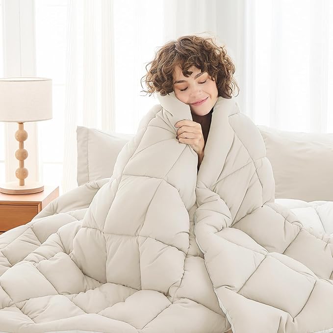 MUXHOMO 7 Pieces Full Comforter Set, Reversible Bed in a Bag Full Size - Image 2