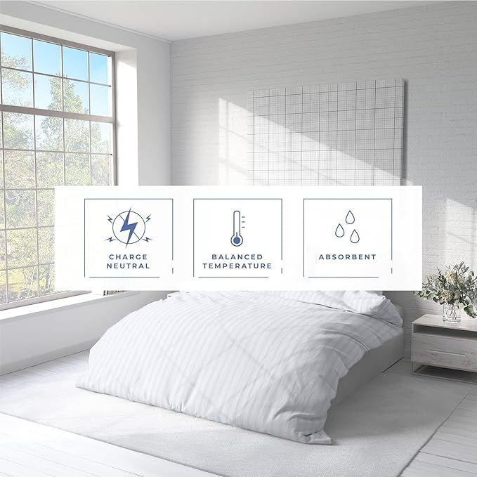 Kotton Culture 3 Pc Queen Size Duvet Cover Set- 100% Egyptian Cotton 600 TC - Image 6