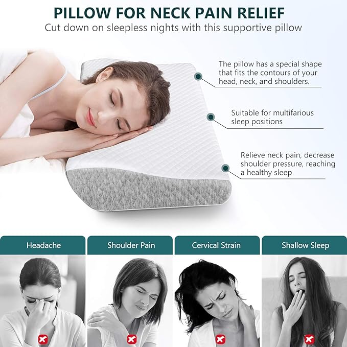 ZAMAT Contour Memory Foam Pillow - Image 2