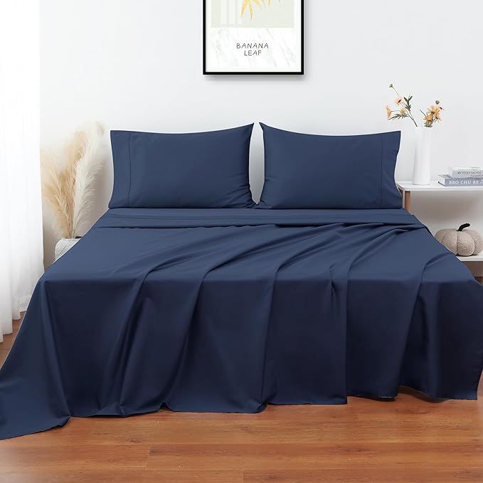 Flat Sheet Only Twin Size, 400 TC 100% Egyptian Cotton Flat Sheet - Image 5