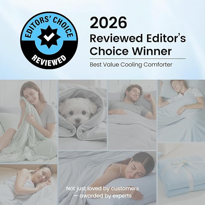 Cozy Bliss Cooling Comforter King XL Size, Cooling Blankets - Image 3