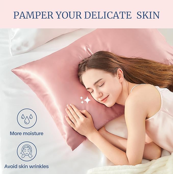 BEDELITE Satin Pillowcase for Hair and Skin, Super Soft Similar to Silk Pillow - Image 4