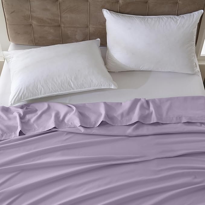 ZPECC Full Flat Sheet Only 6 Pack, Durable Lavender Top Bed Sheets - Image 7