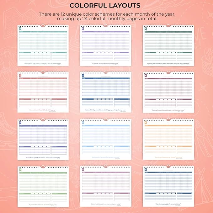 Clever Fox Habit Tracker Calendar – Inspirational Goal Tracker and Habit - Image 6