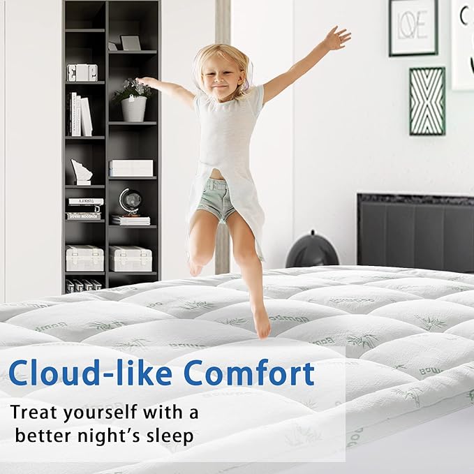 Mattress Topper Twin Size, Cooling Extra Thick Breathable Viscose Made from - Image 4