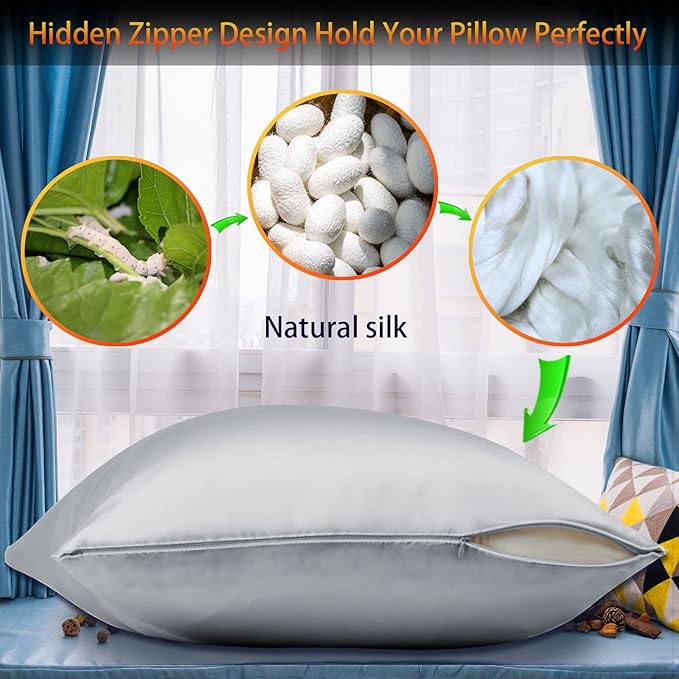 Mulberry Silk Pillowcase 2 Pack - Image 5