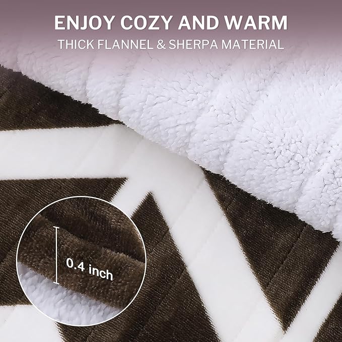 VENTIMI Electric Blanket Heated Throw, Fast Heating Blankets - Image 3