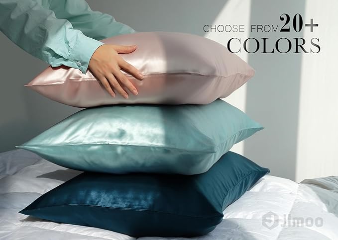 100% Mulberry Silk Pillowcase for Hair and Skin, 22 Momme Pure Natural Silk - Image 8