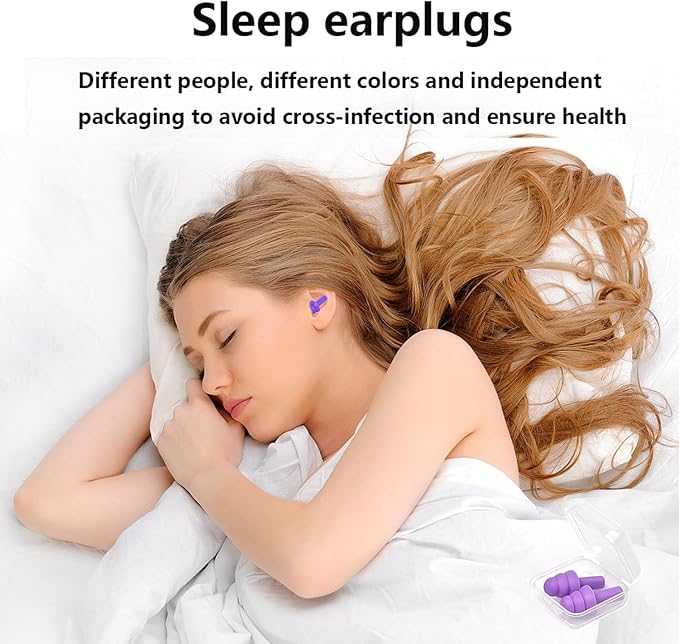 Earplugs for Sleeping Noise Cancelling, Reusable Ear Plugs– Super Soft - Image 5