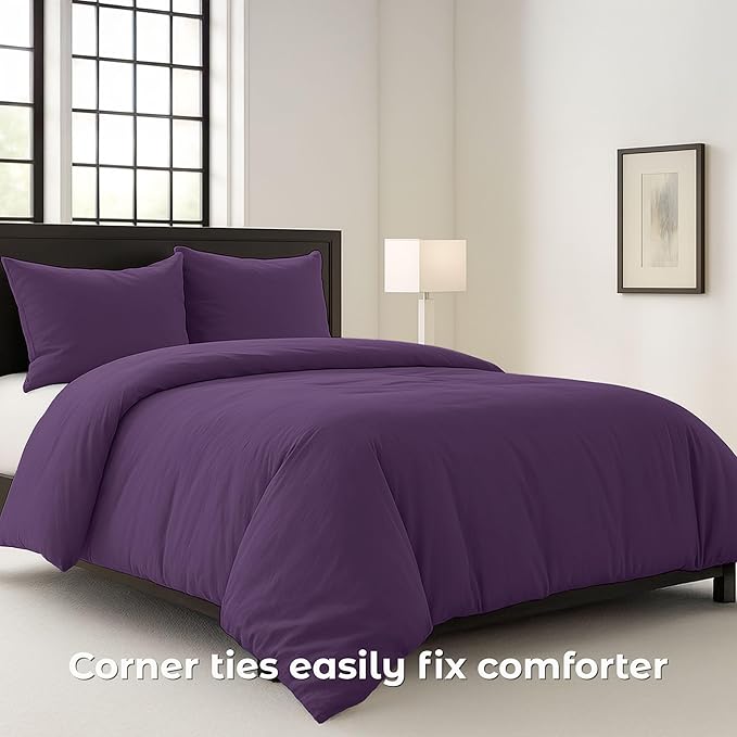 Pure Bedding Duvet Cover Queen Size - Image 5
