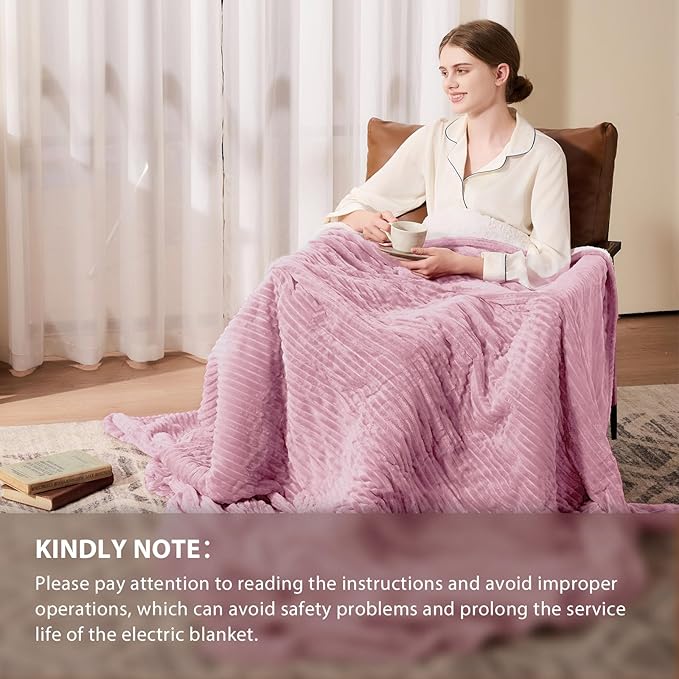 Homemate Electric Heated Blanket Full Size - Image 6