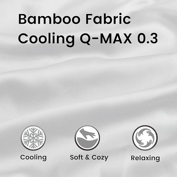 Viscose Made from Bamboo Cooling Weighted Blanket California King Size Heavy - Image 4