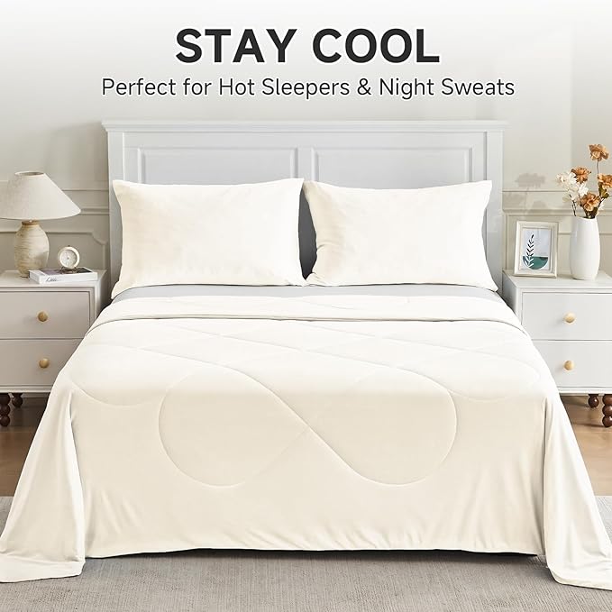 HOMFINE Cooling Comforter for Hot Sleepers - Image 5