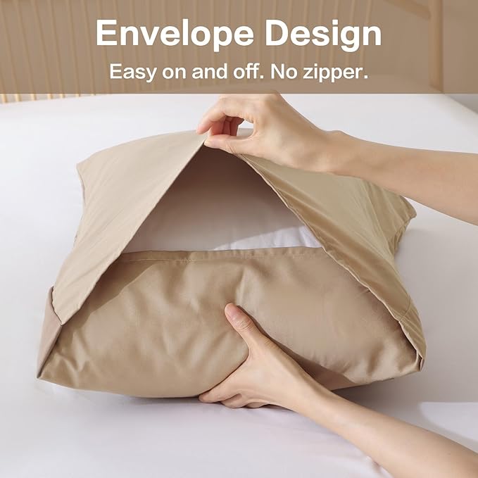 ROSGONIA Oversized Queen Comforter Taupe Brown - Image 6